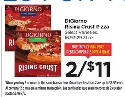Food 4 Less DiGiorno Rising Crust Pizza offer