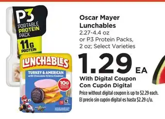 Food 4 Less Oscar Mayer Lunchables offer
