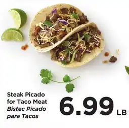 Food 4 Less Steak Picado for Taco Meat offer