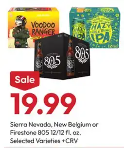 Stater Bros Sierra Nevada, New Belgium or Firestone 805 offer