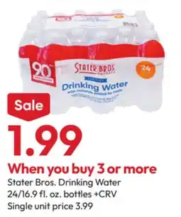 Stater Bros Stater Bros. Drinking Water offer