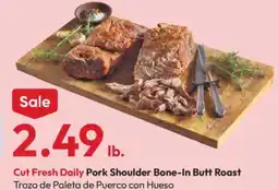 Stater Bros Pork Shoulder Bone-In Butt Roast offer