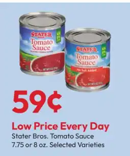 Stater Bros Stater Bros. Tomato Sauce offer