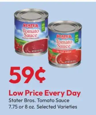 Stater Bros Stater Bros. Tomato Sauce offer