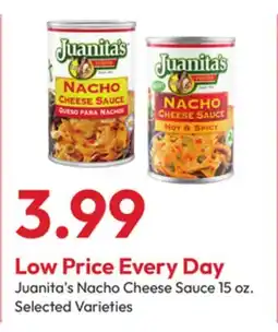 Stater Bros Juanita's Nacho Cheese Sauce offer
