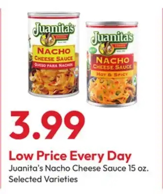 Stater Bros Juanita's Nacho Cheese Sauce offer