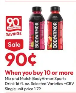 Stater Bros Mix and Match BodyArmor Sports Drink offer