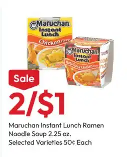Stater Bros Maruchan Instant Lunch Ramen Noodle Soup offer
