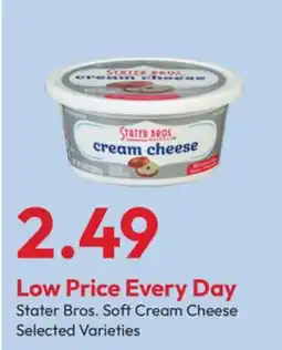 Stater Bros Stater Bros. Soft Cream Cheese offer