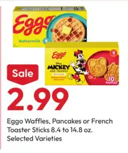 Stater Bros Eggo Waffles, Pancakes or French Toast Sticks offer