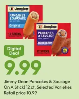 Stater Bros Jimmy Dean Pancakes & Sausage On A Stick! offer