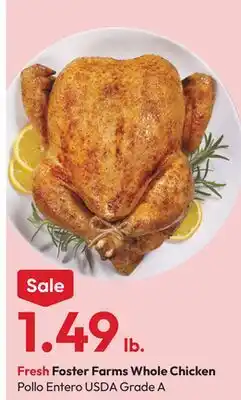 Stater Bros Foster Farms Whole Chicken offer