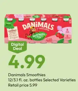 Stater Bros Danimals Smoothies offer