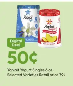 Stater Bros Yoplait Yogurt Singles offer