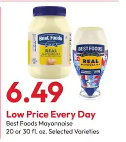 Stater Bros Best Foods Mayonnaise offer