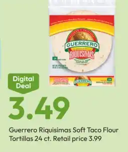 Stater Bros Guerrero Riquisimas Soft Taco Flour Tortillas offer