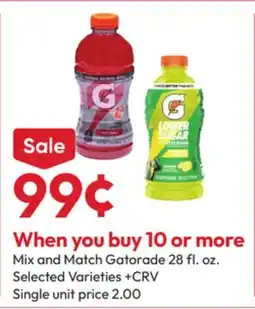 Stater Bros Gatorade offer