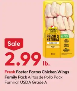 Stater Bros Foster Farms Chicken Wings Family Pack offer