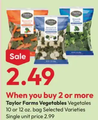 Stater Bros Taylor Farms Vegetables offer