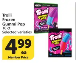 Albertsons Trolli Frozen Gummi Pop offer