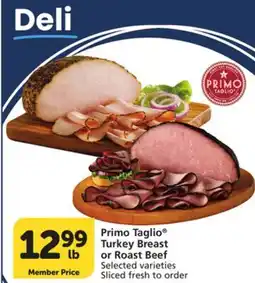 Albertsons Primo Taglio Turkey Breast or Roast Beef offer