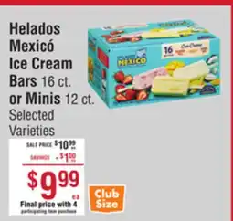 Smart & Final Helados MexicΓ³ Ice Cream Bars or Minis offer