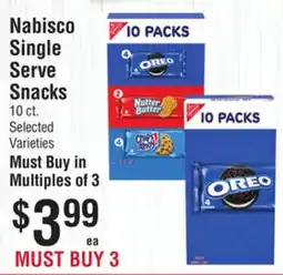 Smart & Final Nabisco Single Serve Snacks offer