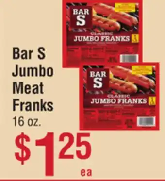 Smart & Final Bar S Jumbo Meat Franks offer