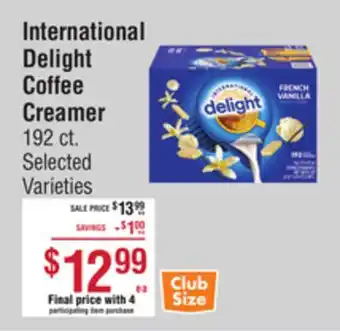 Smart & Final International Delight Coffee Creamer offer