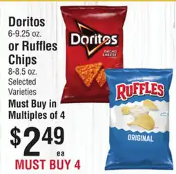 Smart & Final Doritos Chips or Ruffles Chips offer