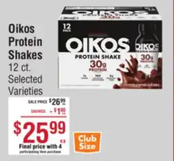 Smart & Final Oikos Protein Shakes offer