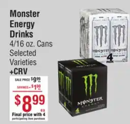 Smart & Final Monster Energy Drinks offer