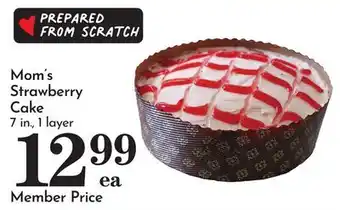 Pavilions Mom's Strawberry Cake offer