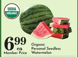 Pavilions Organic Personal Seedless Watermelon offer