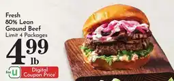 Pavilions Fresh 80% Lean Ground Beef offer