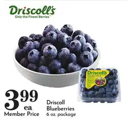 Pavilions Driscoll Blueberries offer
