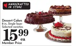 Pavilions Dessert Cakes offer
