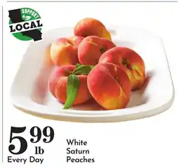 Pavilions White Saturn Peaches offer