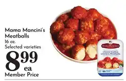Pavilions Mama Mancini's Meatballs offer