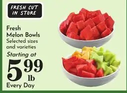 Pavilions Fresh Melon Bowls offer