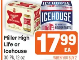 Tony’s Fresh Market Miller High Life or Icehouse offer