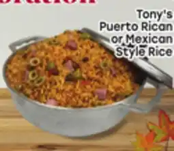 Tony’s Fresh Market Tony's Puerto Rican or Mexican Style Rice offer