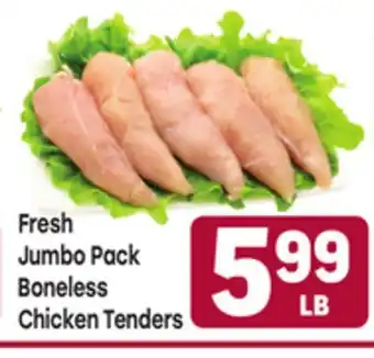 Tony’s Fresh Market Fresh Jumbo Pack Boneless Chicken Tenders offer