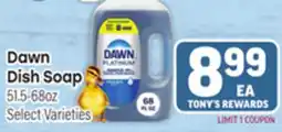 Tony’s Fresh Market Dawn Dish Soap offer
