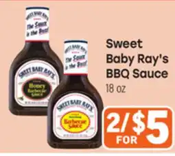 Tony’s Fresh Market Sweet Baby Ray's BBQ Sauce offer