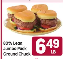 Tony’s Fresh Market 80% Lean Jumbo Pack Ground Chuck offer