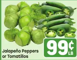 Tony’s Fresh Market Jalapeño Peppers or Tomatillos offer