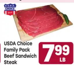 Tony’s Fresh Market USDA Choice Family Pack Beef Sandwich Steak offer