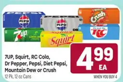 Tony’s Fresh Market 7UP, Squirt, RC Cola, Dr Pepper, Pepsi, Diet Pepsi, Mountain Dew or Crush offer