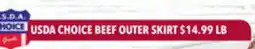 Tony’s Fresh Market USDA CHOICE BEEF OUTER SKIRT offer